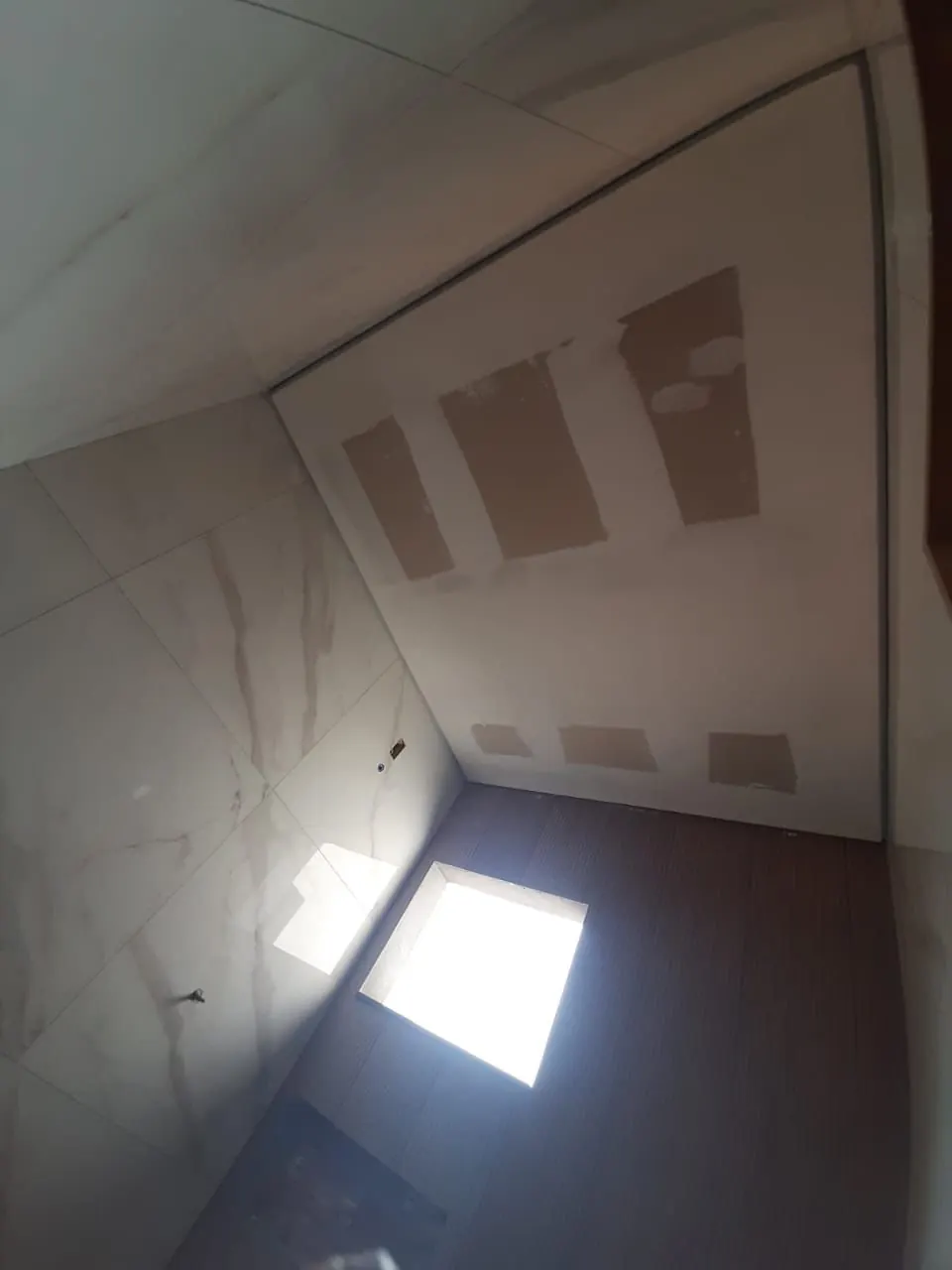 Detalhe de acabamento em gesso