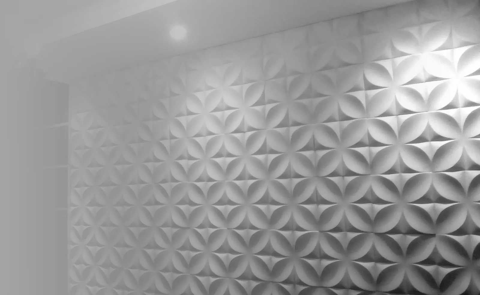 Painel decorativo de gesso 3D